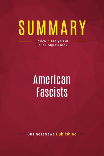 Summary: American Fascists