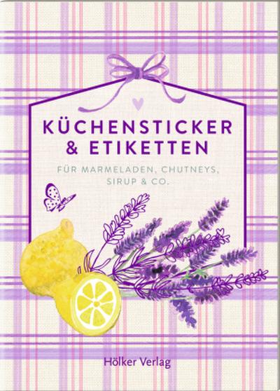 Küchensticker & Etiketten - Lavendel