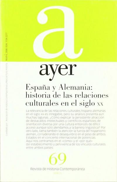 España y Alemania : historia de las relaciones culturales en el siglo XX