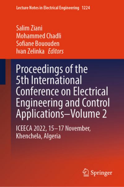 Proceedings of the 5th International Conference on Electrical Engineering and Control Applications-Volume 2