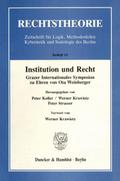 Institution und Recht.