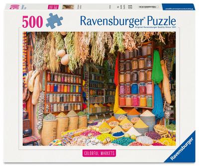 Erwachsenenpuzzle 500 Teile - Bunte Gewürze, Marokko