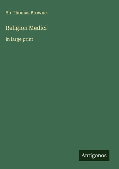 Religion Medici