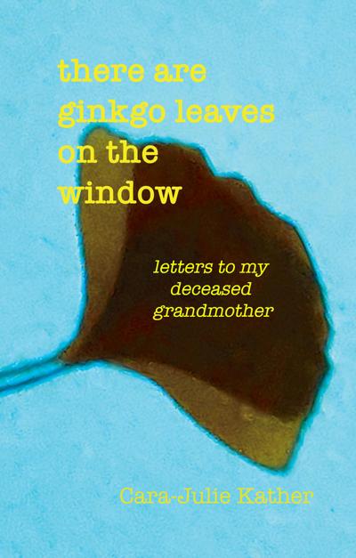 there are ginkgo leaves on the window