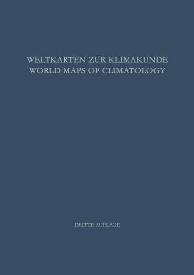 Weltkarten zur Klimakunde / World Maps of Climatology