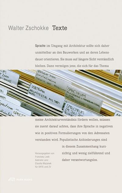 Walter Zschokke.Texte