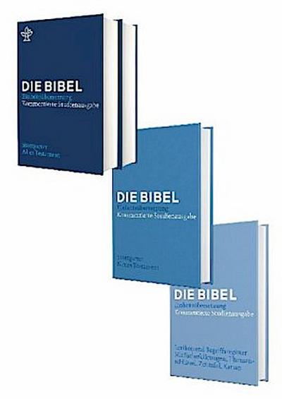 Die Bibel (Rev. Einheitsübersetzung 2017) - Stuttgarter Altes + Neues Testament + Lexikon, 4 Bde.
