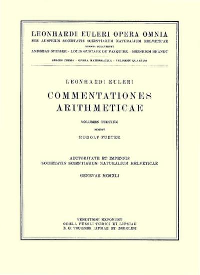 Commentationes algebraicae ad theoriam aequationum pertinentes