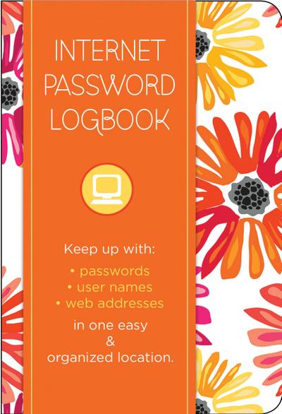 Internet Password Logbook - Botanical Edition