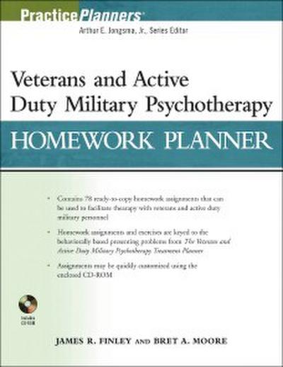 Veterans and Active Duty Military Psychotherapy Homework Planner