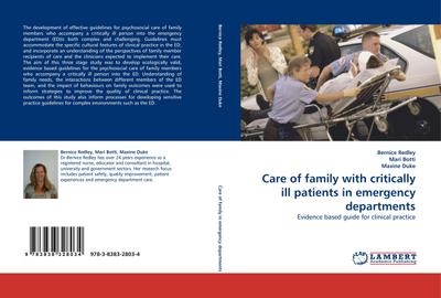 Care of family with critically ill patients in emergency departments