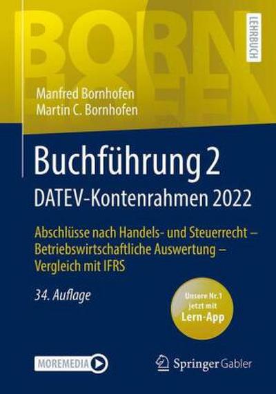 Buchführung 2 DATEV-Kontenrahmen 2022, m. 1 Buch, m. 1 E-Book