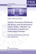 Von der Deutschen Akademie für Staats- und Rechtsw