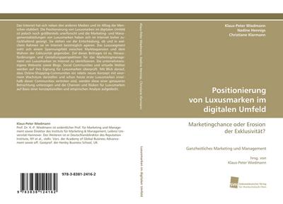 Positionierung von Luxusmarken im digitalen Umfeld