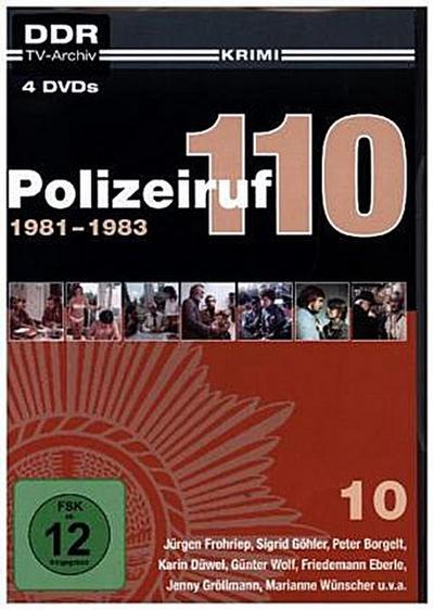 Polizeiruf 110. Box.10, 4 DVD
