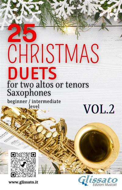 25 Christmas Duets for altos or tenors saxes - VOL.2