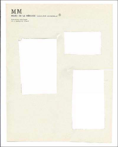 Musée de la Mémoire ’Propriété Universelle’ (R)
