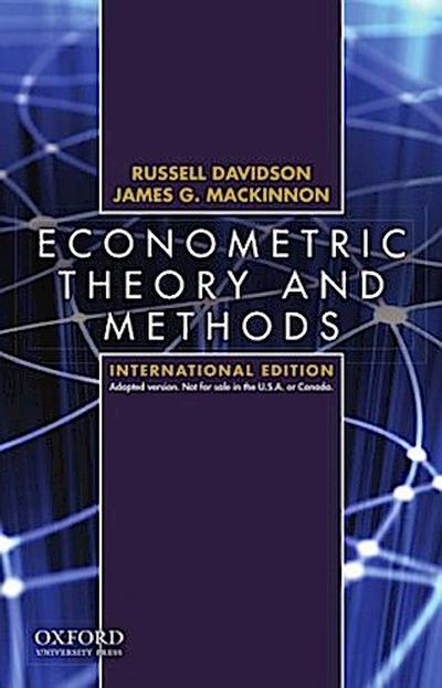Econometric Theory and Methods