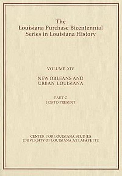 New Orleans and Urban Louisiana