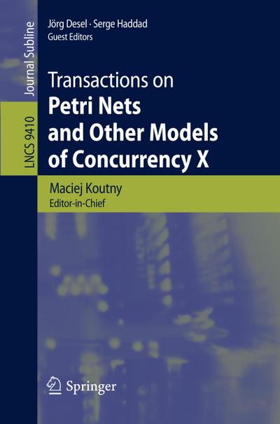 Transactions on Petri Nets and Other Models of Concurrency X