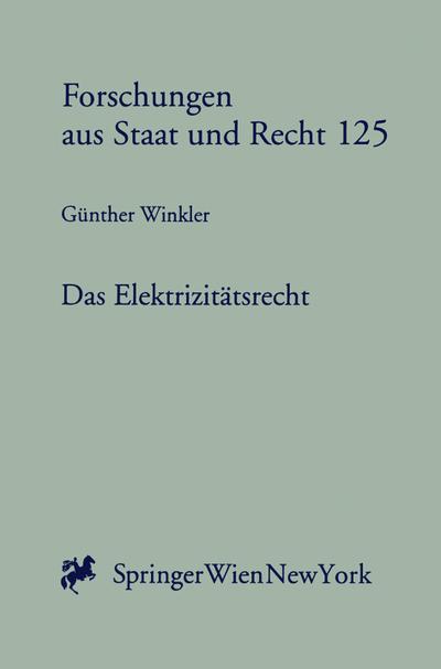 Das Elektrizitätsrecht