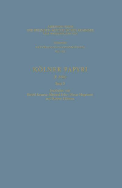 Kölner Papyri