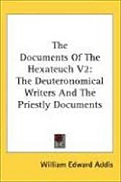 The Documents Of The Hexateuch V2