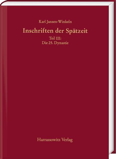 Inschriften der Spätzeit