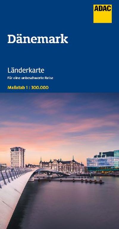 ADAC Länderkarte Dänemark 1:300.000