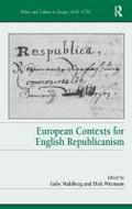 European Contexts for English Republicanism
