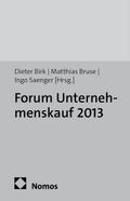 Forum Unternehmenskauf 2013
