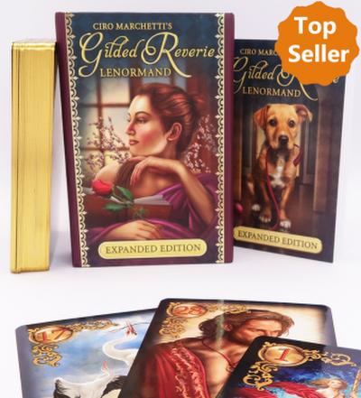 Gilded Reverie Lenormand, m. 1 Buch, m. 1 Beilage, Lenormand-Karten