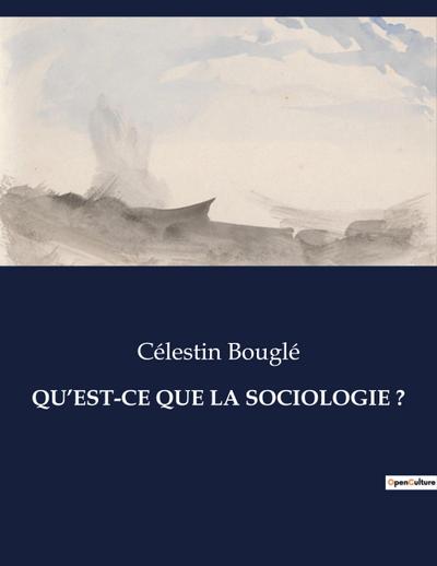 QU’EST-CE QUE LA SOCIOLOGIE ?