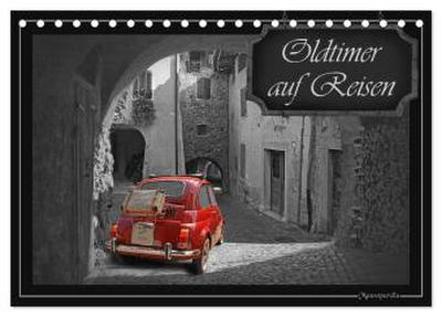 Oldtimer auf Reisen (Tischkalender 2026 DIN A5 quer), CALVENDO Monatskalender
