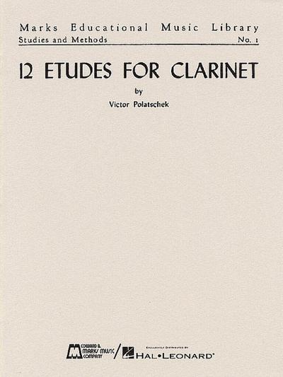 12 Etudes for Clarinet: Clarinet Method