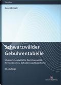 Schwarzwälder Gebührentabelle