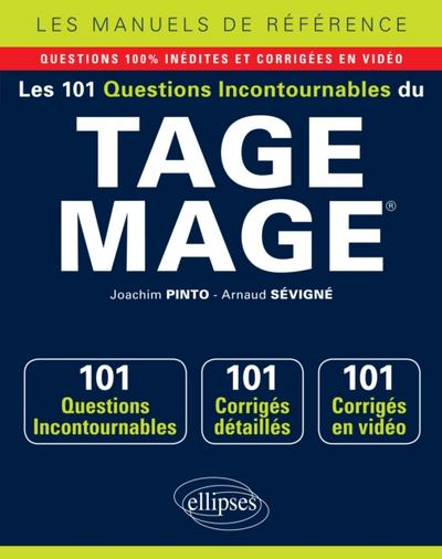 Les 101 questions incontournables du TAGE MAGE® - Questions + corrigés en vidéo