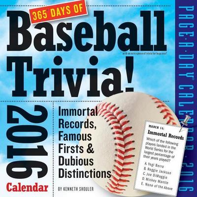 365 Days of Baseball Trivia!