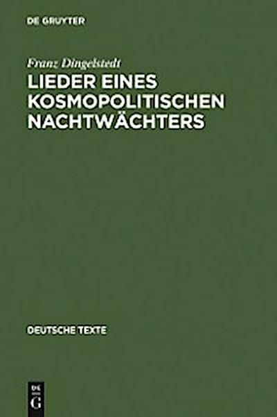 Lieder eines kosmopolitischen Nachtwächters