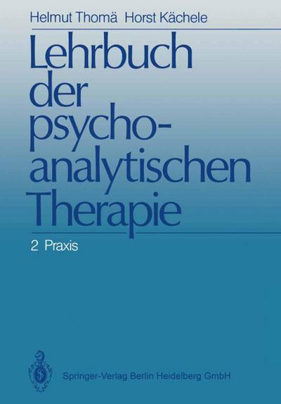 Lehrbuch der psychoanalytischen Therapie