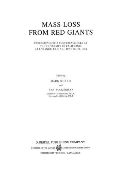Mass Loss from Red Giants
