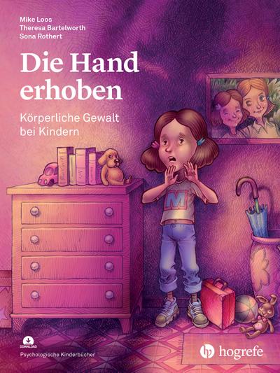 Die Hand erhoben