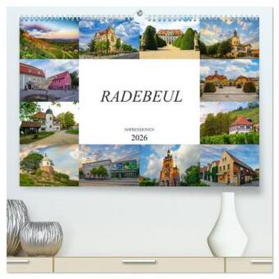 Radebeul Imressionen (hochwertiger Premium Wandkalender 2026 DIN A2 quer), Kunstdruck in Hochglanz