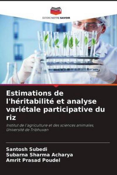 Estimations de l’héritabilité et analyse variétale participative du riz