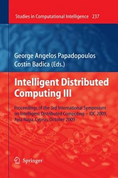 Intelligent Distributed Computing III