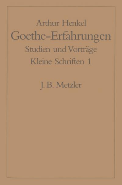 Goethe-Erfahrungen
