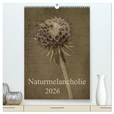 Naturmelancholie 2026 (hochwertiger Premium Wandkalender 2026 DIN A2 hoch), Kunstdruck in Hochglanz