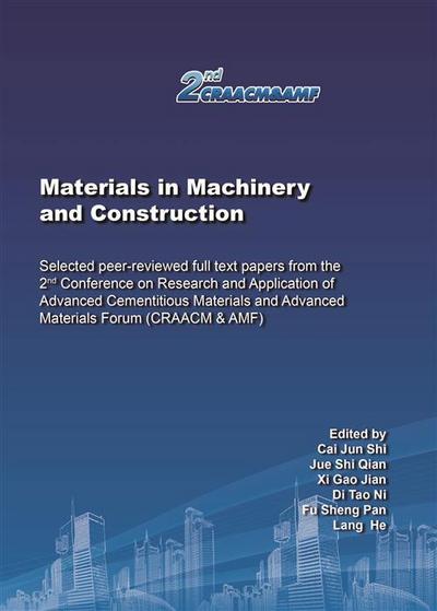 Materials in Machinery and Construction