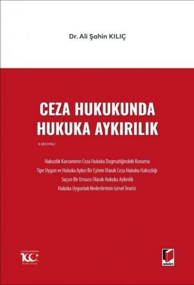 Ceza Hukukunda Hukuka Aykirilik