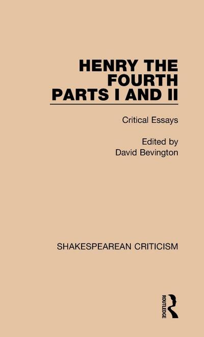 Henry IV, Parts I and II